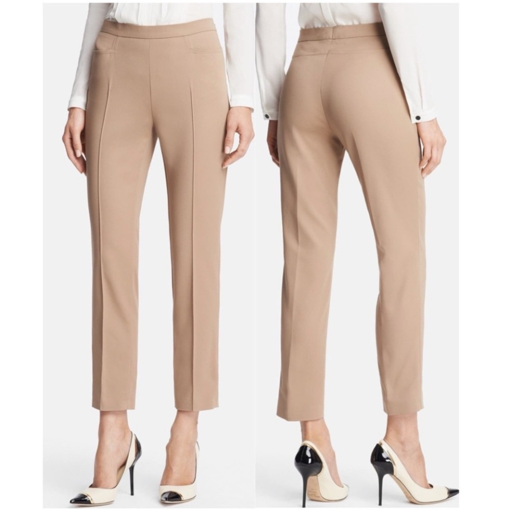 AKRIS Punto Franca Techno Cotton Blend Ankle-Length Pants‎ 12